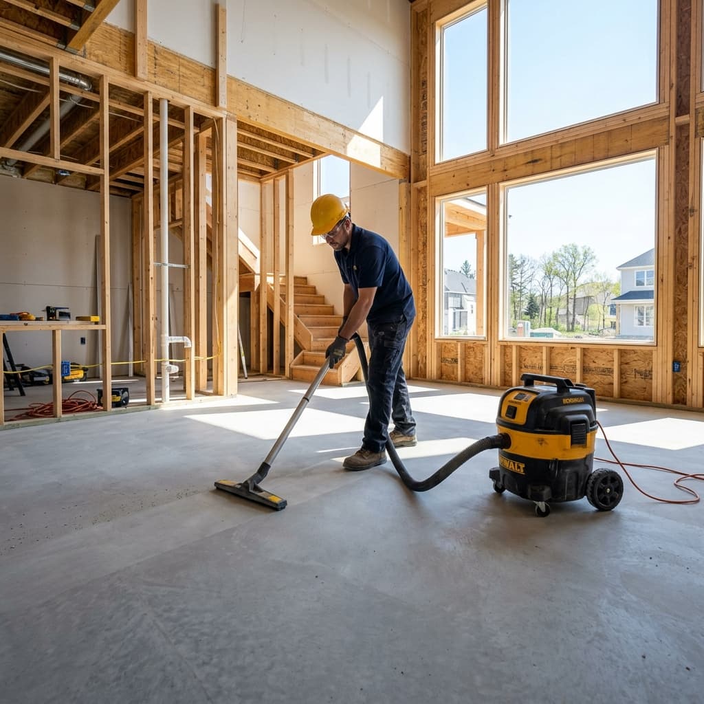 Voorbereiding ondervloer nieuwbouw